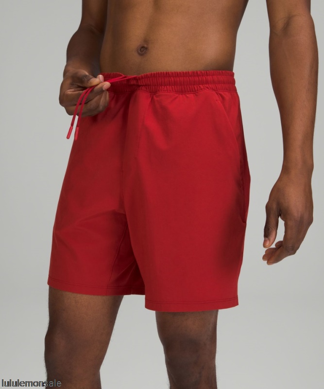 Lululemon Deutschland DELULU855 | Pace Breaker Linerless Short 7 Sport Rot